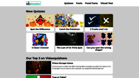 What Videoquizhero.com website looked like in 2020 (3 years ago)