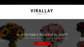 What Virallay.com website looked like in 2020 (3 years ago)