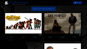 What Vilascinema.com website looked like in 2020 (3 years ago)