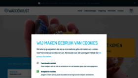 What Vakantiehuisjeswaddenrust.nl website looked like in 2020 (3 years ago)