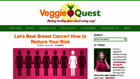 What Veggie-quest.com website looked like in 2020 (3 years ago)