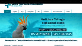What Veterinarioanimaliesotici.it website looked like in 2020 (3 years ago)