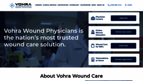What Vohrawoundcare.com website looked like in 2020 (3 years ago)