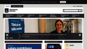 What Vastervik.se website looked like in 2020 (3 years ago)