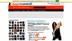 What Villaggiomusicale.com website looked like in 2020 (3 years ago)