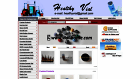 What Vial-bottle.com website looked like in 2020 (3 years ago)