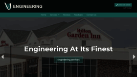 What Vjengineering.com website looked like in 2020 (3 years ago)