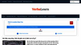 What Verbalearn.com website looked like in 2020 (3 years ago)