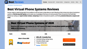 What Virtual-phone-systems.bestreviews.net website looked like in 2020 (3 years ago)