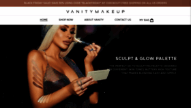 What Vanitymakeup.com website looked like in 2020 (3 years ago)