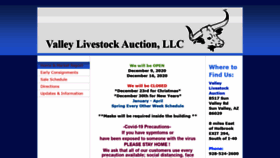 What Valleylivestock.info website looked like in 2020 (3 years ago)