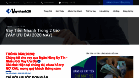 What Vaytiennhanh2h.com website looked like in 2020 (3 years ago)