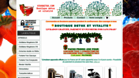 What Vivadetox.com website looked like in 2020 (3 years ago)
