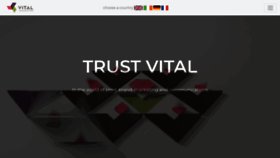What Vitalcommunications.com website looked like in 2020 (3 years ago)