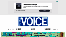What Villagevoice.com website looked like in 2020 (3 years ago)