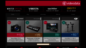 What Videodata.de website looked like in 2020 (3 years ago)