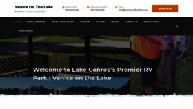 What Veniceonthelake.com website looked like in 2020 (3 years ago)