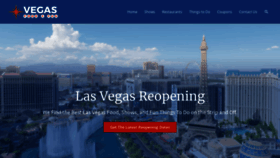 What Vegasfoodandfun.com website looked like in 2020 (3 years ago)