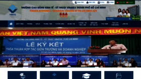 What Vetc.edu.vn website looked like in 2020 (5 years ago)