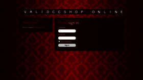 What Validccshop.online website looked like in 2020 (3 years ago)