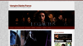 What Vampire-diaries.fr website looked like in 2020 (3 years ago)