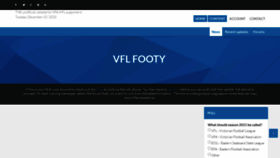 What Vflfooty.com website looked like in 2020 (3 years ago)