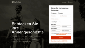 What Verwandt.de website looked like in 2020 (3 years ago)