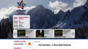 What Valcomelicodolomiti.it website looked like in 2020 (3 years ago)