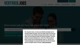 What Vertrieb.jobs website looked like in 2020 (3 years ago)