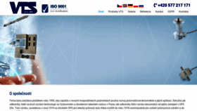 What Vtsz.cz website looked like in 2020 (3 years ago)