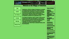 What Villageoftimberlane.org website looked like in 2020 (3 years ago)