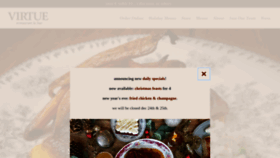 What Virtuerestaurant.com website looked like in 2020 (3 years ago)