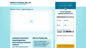 What Villagesdermatology.com website looked like in 2020 (3 years ago)
