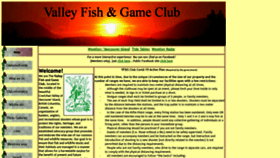 What Valleyfishandgame.com website looked like in 2020 (3 years ago)