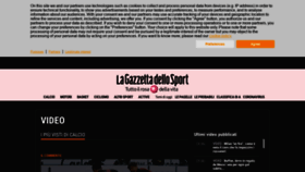 What Video.gazzetta.it website looked like in 2020 (3 years ago)