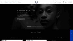 What Volvocarssouthyarra.com.au website looked like in 2020 (3 years ago)