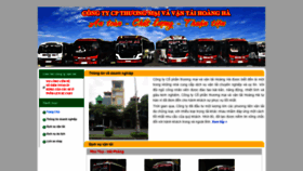What Vantaihoangha.vn website looked like in 2020 (3 years ago)