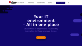 What Vscope.net website looked like in 2020 (3 years ago)