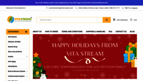 What Vita-stream.com website looked like in 2020 (3 years ago)