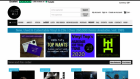 What Vinyltap.co.uk website looked like in 2020 (3 years ago)