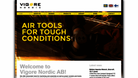 What Vigore.se website looked like in 2020 (3 years ago)