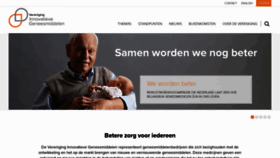 What Vereniginginnovatievegeneesmiddelen.nl website looked like in 2021 (3 years ago)