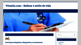 What Vitealia.com website looked like in 2021 (3 years ago)