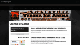 What Veronaice.com website looked like in 2021 (3 years ago)