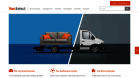 What Vanselect.de website looked like in 2021 (3 years ago)
