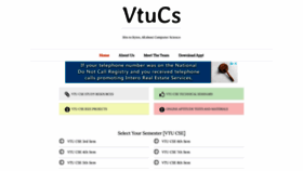 What Vtucs.com website looked like in 2021 (3 years ago)
