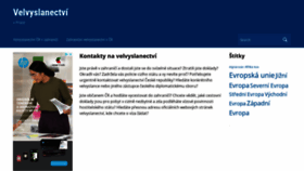 What Velvyslanectvi.eu website looked like in 2021 (3 years ago)