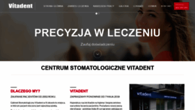 What Vitadent.net.pl website looked like in 2021 (3 years ago)