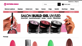 What Victoria-nails.pl website looked like in 2021 (5 years ago)