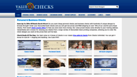 What Valuechecks.net website looked like in 2021 (3 years ago)